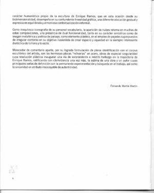 Presentación de Fernando Martin
